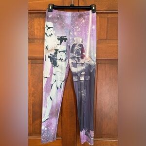NWT. Mighty Fine Star Wars Stormtroopers and Darth Vader Leggings.  Size Small.